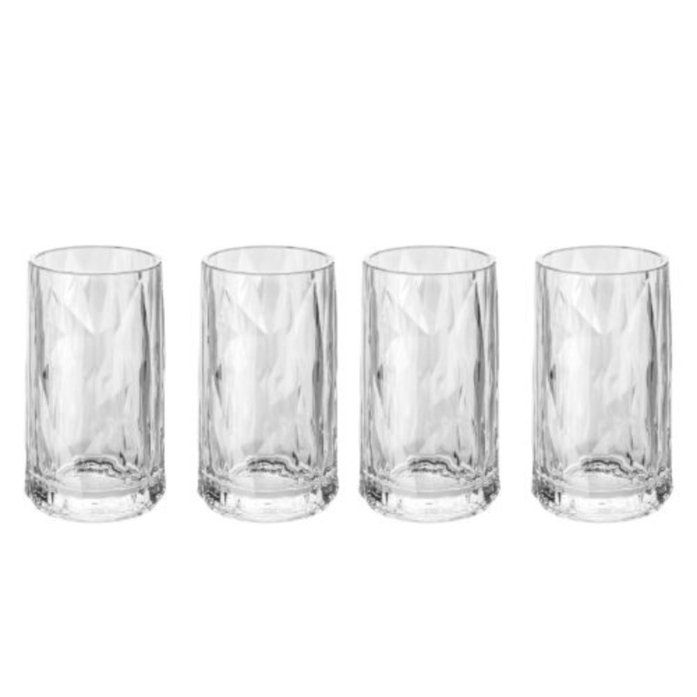 Shotglas, Set van 4, Organic, Transparant - Koziol | Club No. 7