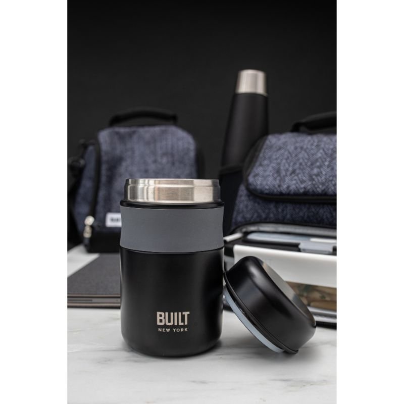 Thermos Lunchbox, 0.49 L, Zwart - BUILT New York | Active