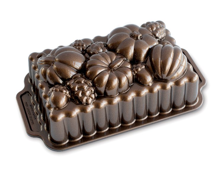 Bakvorm "Harvest Bounty Loaf Pan" - Nordic Ware |Fall Harvest Bronze