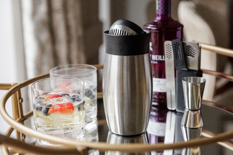 Cocktailshaker, Flip Top, 0.45 L, RVS - BarCraft