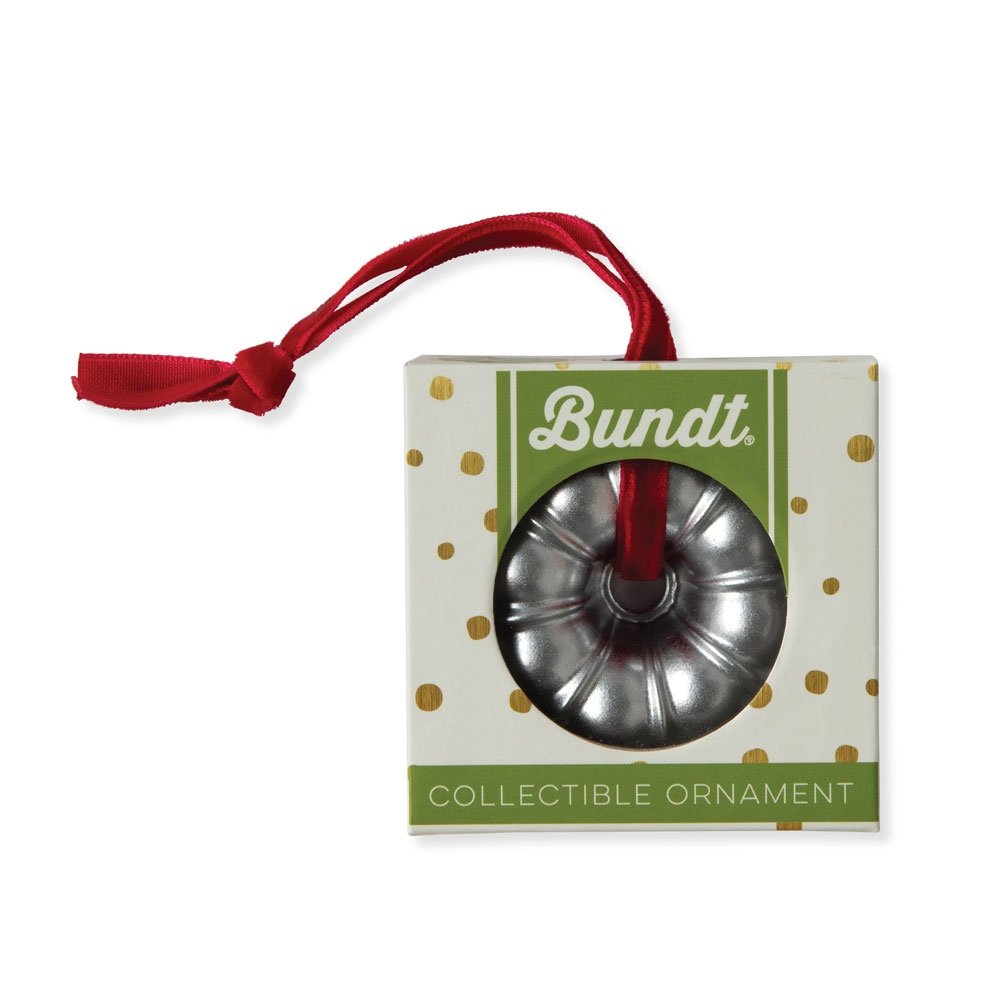 Kerstbal Bundt Zilver - Anniversary Ornament - Nordic Ware