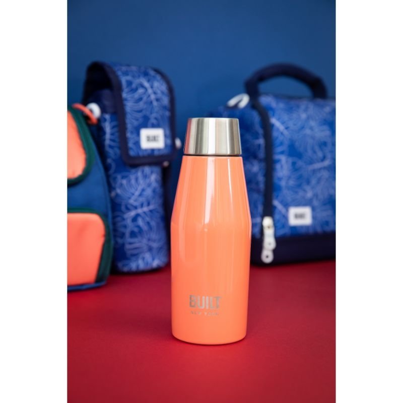 Mini Dubbelwandige Apex Fles, 0.33 L, Oranje - BUILT New York | Perfect Seal  