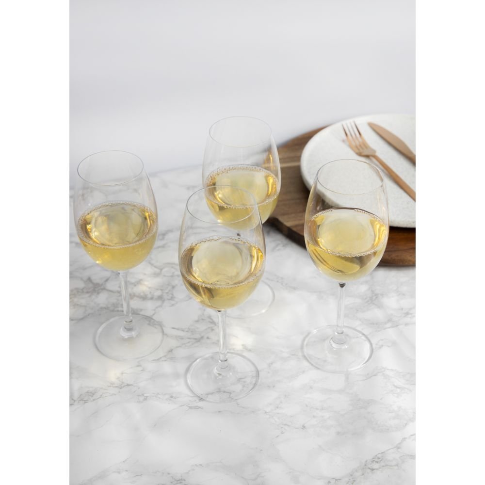 Witte Wijnglazenset, 4 stuks, 468 ml - Mikasa | Julie  