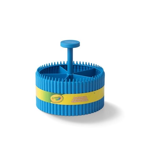 Ronde Organiser . Blauw - Polypropyleen - Crayola