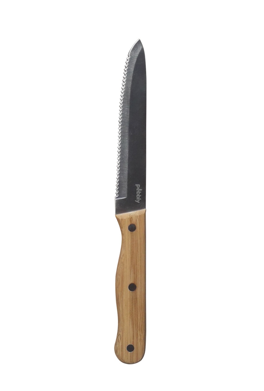 Snijplank met Mes en Bewaarzak, 3-delige Set, 23 cm - Pebbly