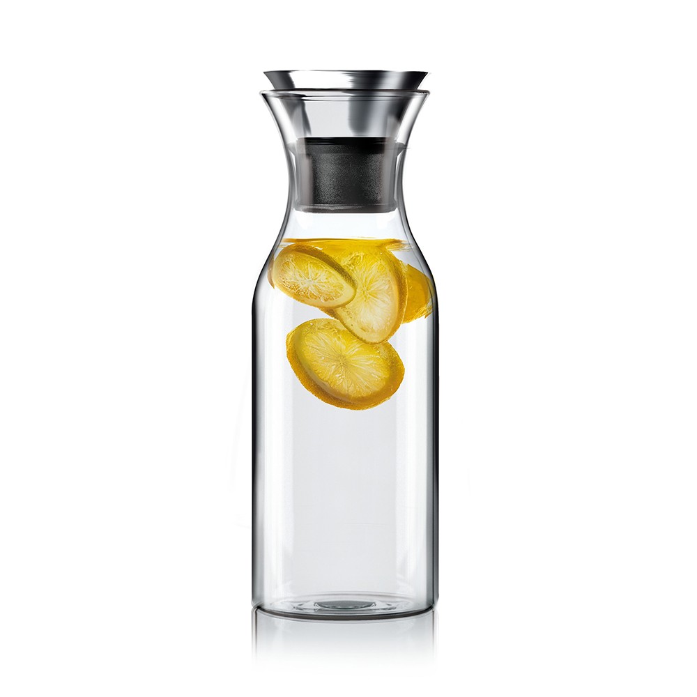 Koelkast Karaf, 1 L, Glas, Zwart - Eva Solo