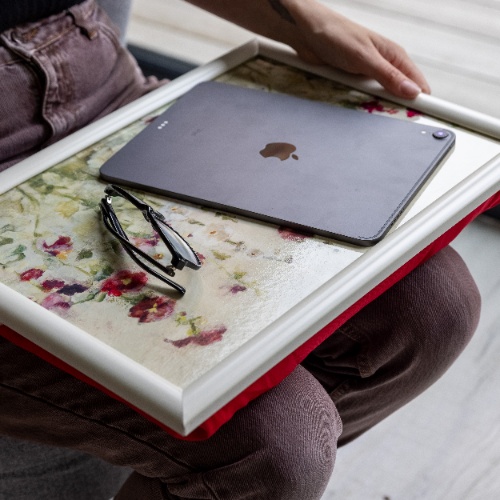Laptray, Schoot Dienblad, Wilde Klaprozen, 44 x 34 cm - Creative Tops