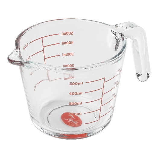 Maatbeker, 0.5 L, Borosilicaatglas - Tala