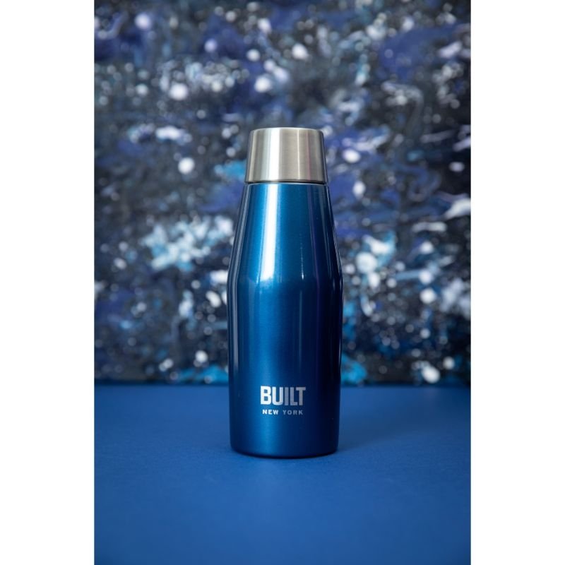 Mini Dubbelwandige Apex Fles, 0.33 L, Nachtblauw - BUILT New York | Perfect Seal