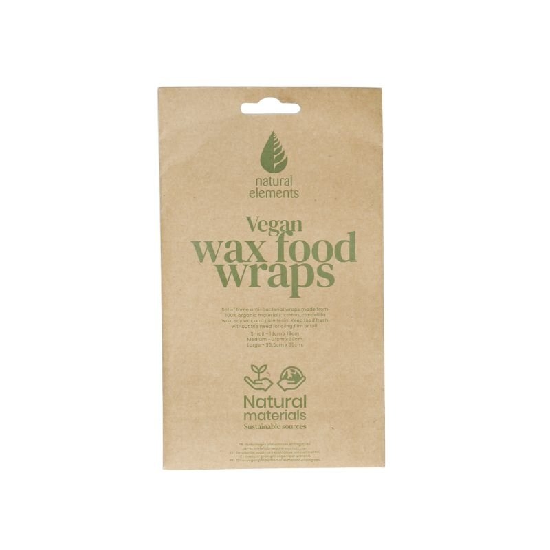 Voedselwrap, Vegan, Set van 3 Stuks - Natural Elements