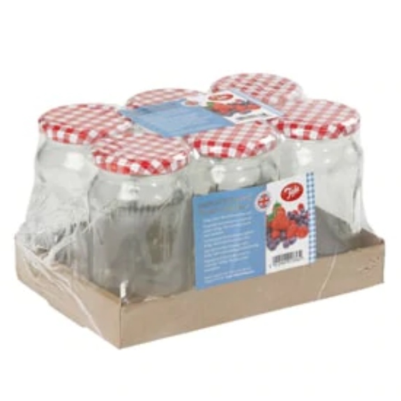 Weckpotten, Set van 6 Stuks, 0.47 L - Tala