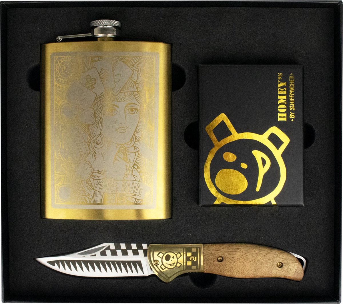 Homey's Man's Ruin By Schiffmacher Gift Set- 3-delig - Zakmes