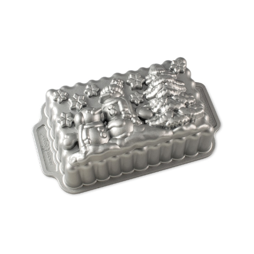 Bakvorm "Winter Wonderland Loaf Pan" - Nordic Ware | Sparkling Silver Holiday