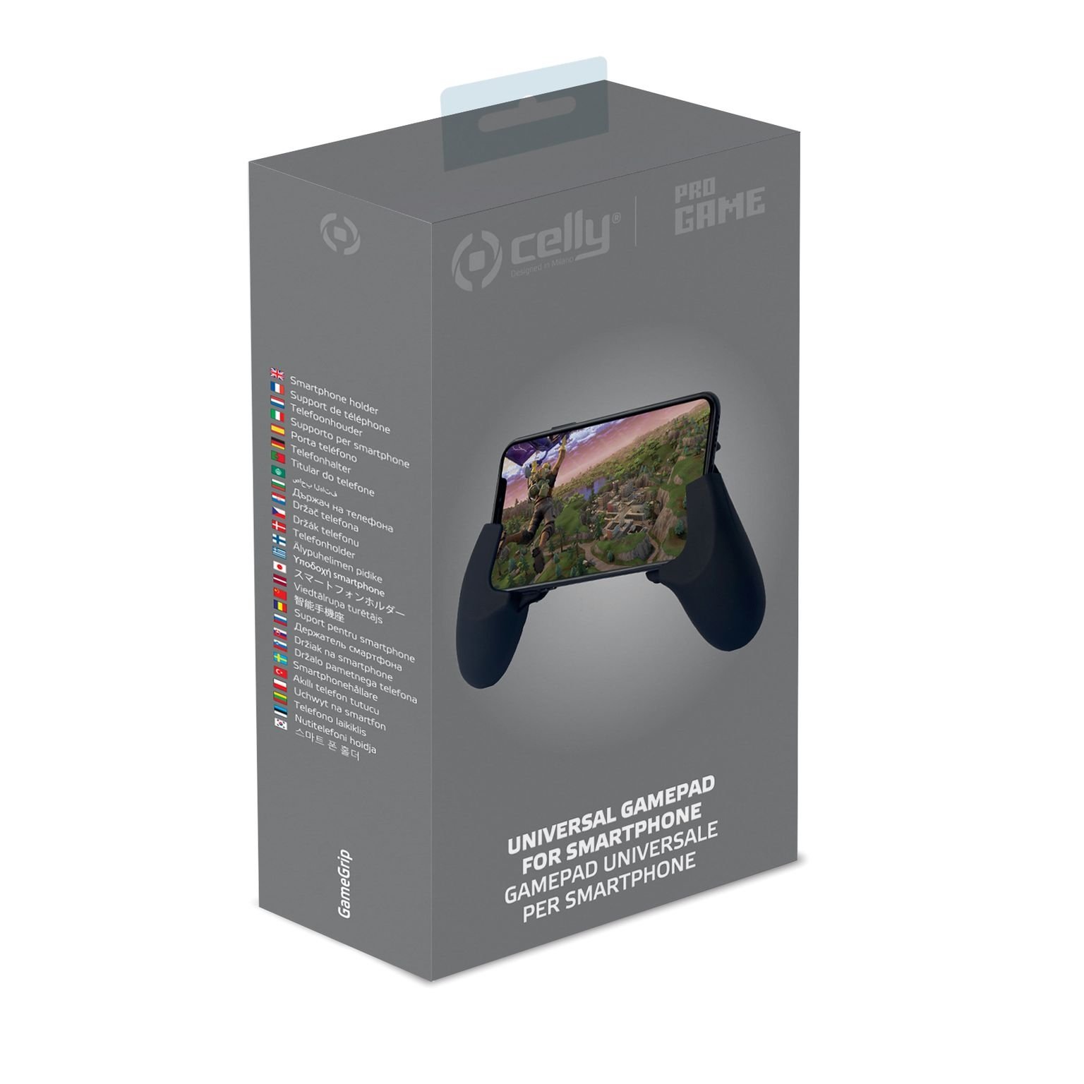 Gamepad voor Smartphone, Zwart - Kunststof - Celly