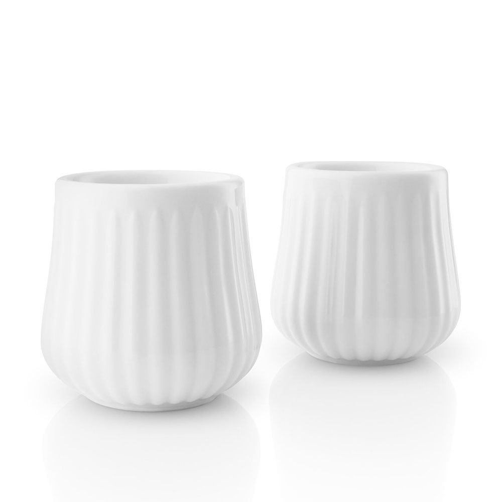 Legio Nova Waxinelichthouder - Set van 2 Stuks - Wit - Eva Trio