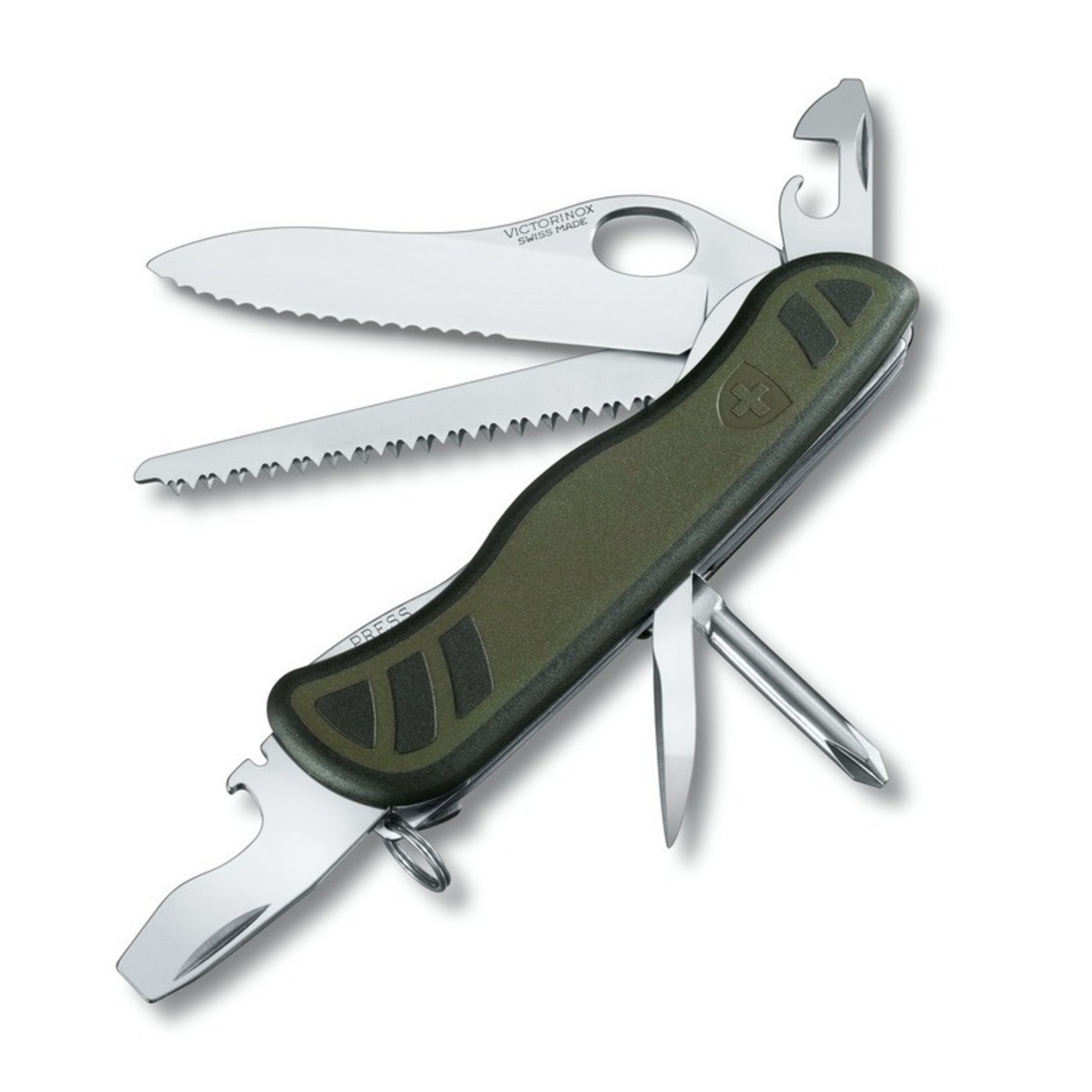 Zakmes, Victorinox, Soldier, 10funct, 2lock, 1hand,