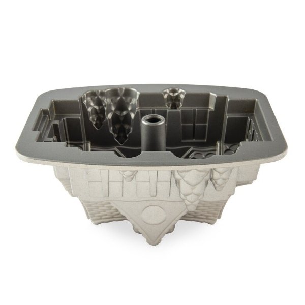 Bakvorm "Gingerbread House pan" - Nordic Ware | Sparkling Silver Holiday