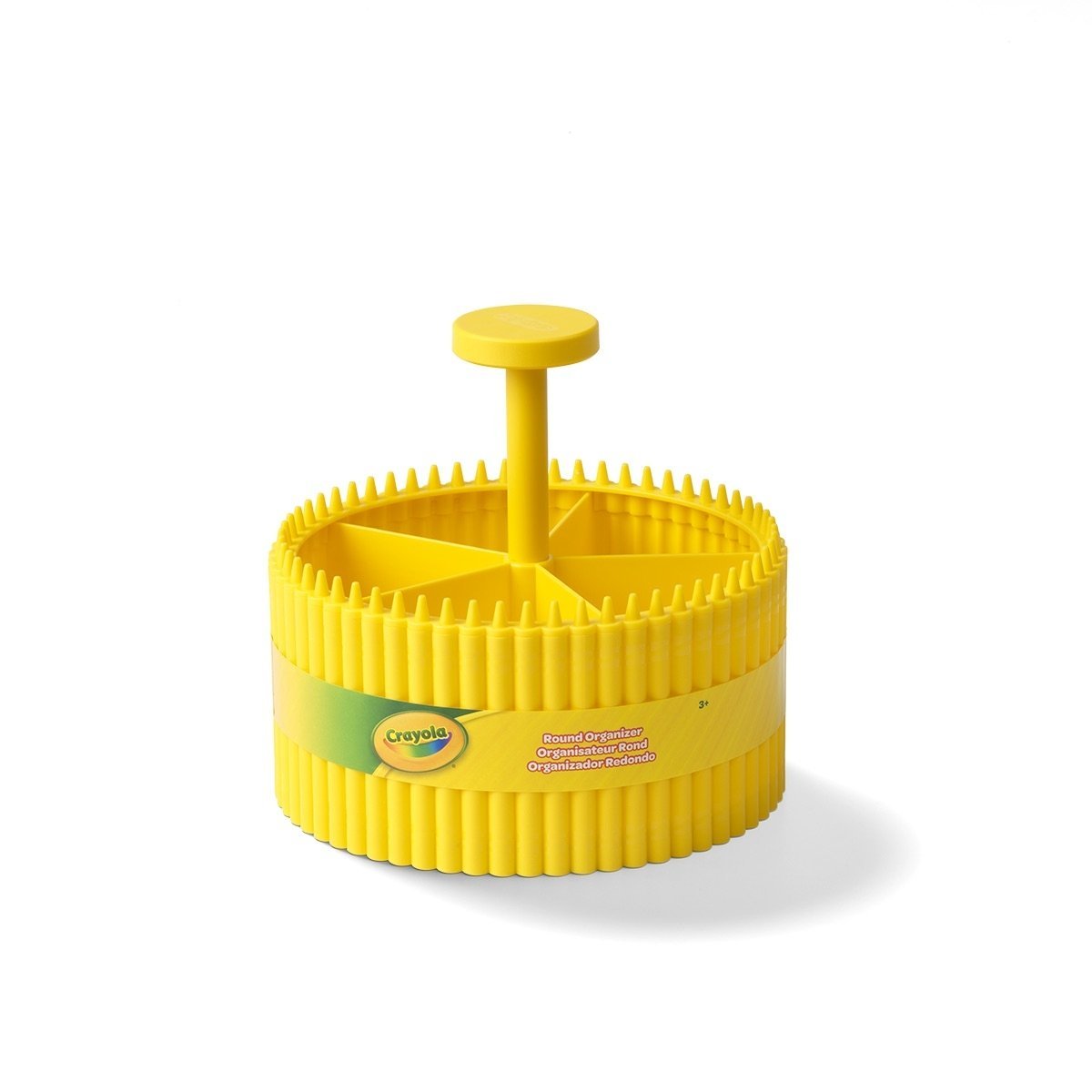 Ronde Organiser . Geel - Polypropyleen - Crayola