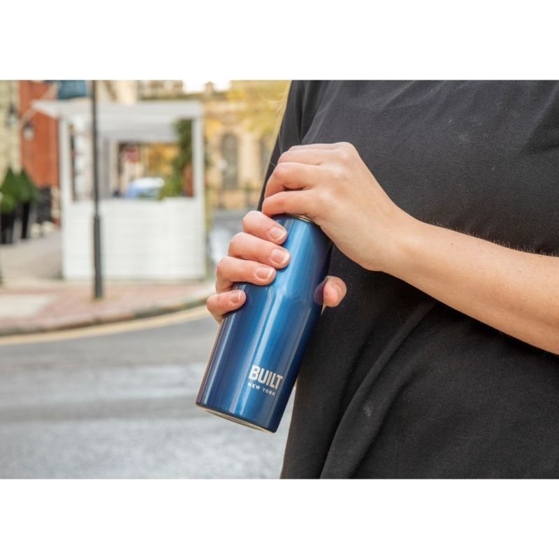 Mini Dubbelwandige Apex Fles, 0.33 L, Nachtblauw - BUILT New York | Perfect Seal