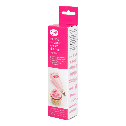 Wegwerp Spuitzakken, 30 Stuks, Non-Slip, Transparant - Tala