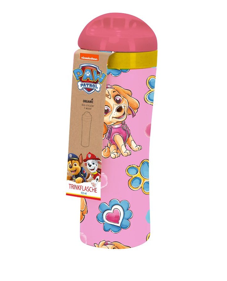Waterfles, 425 ml, Organic, Paw Patrol, Roze - Koziol | Oase