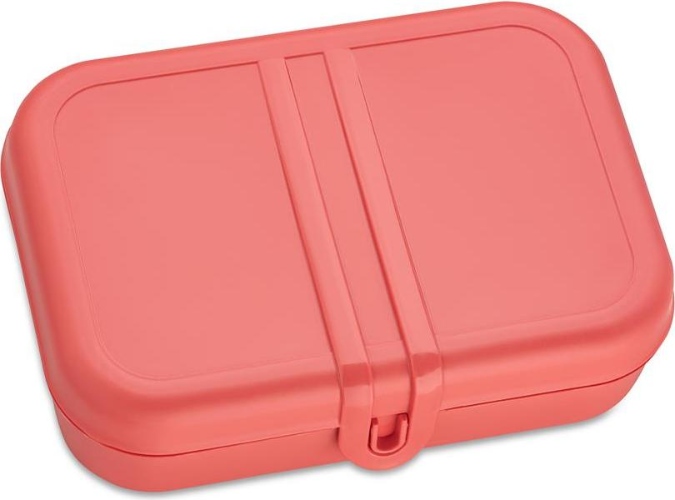 Lunchbox met Verdeler, Organic, Natuur Koraal - Koziol | Pascal L