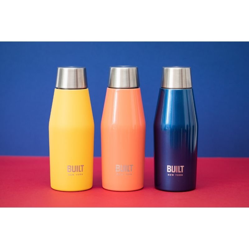 Mini Dubbelwandige Apex Fles, 0.33 L, Oranje - BUILT New York | Perfect Seal  