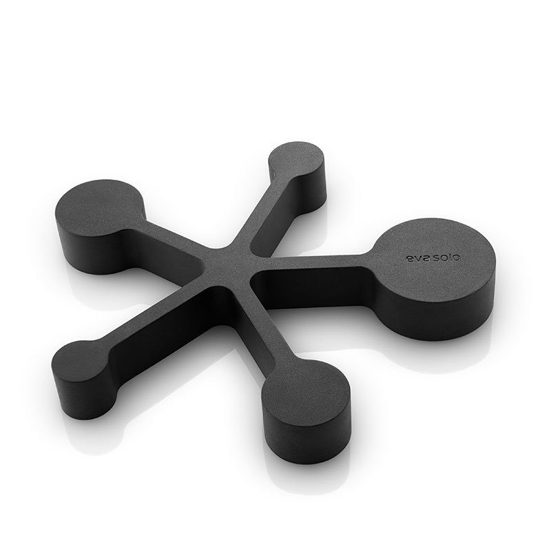 2 in 1 Onderzetter en Maatcupjes - Zwart - Eva Solo