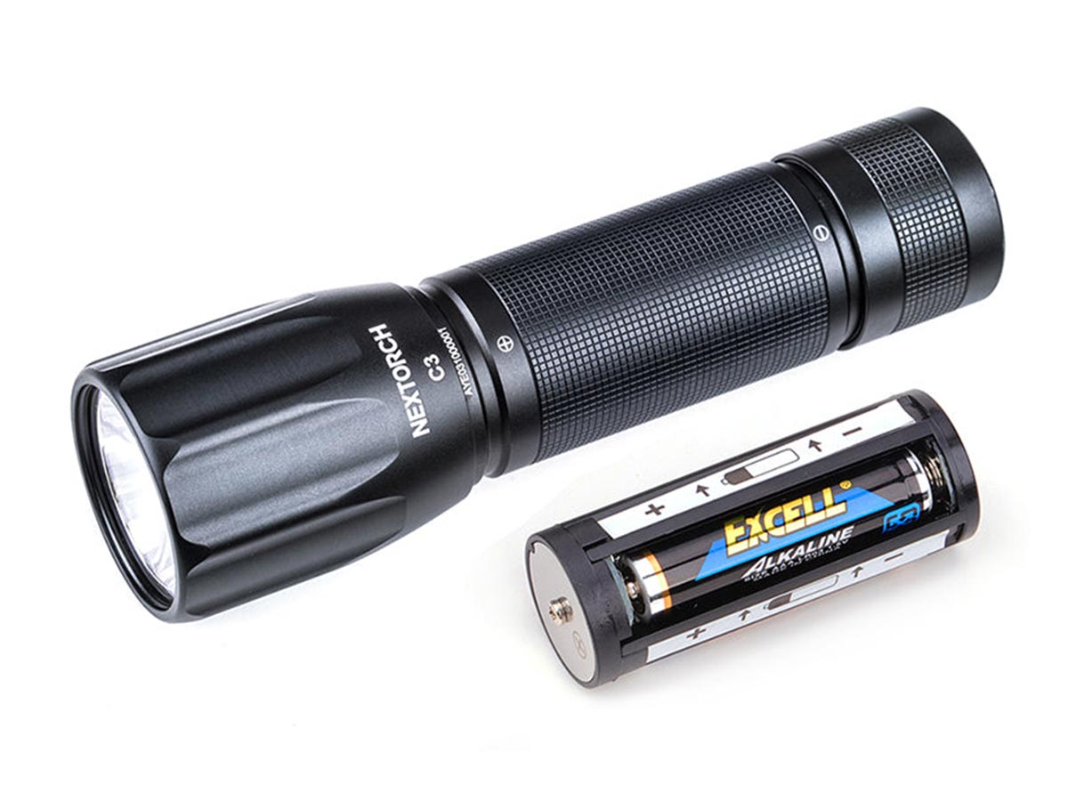 Zaklamp, NexTorch, C3, LED, 380 lumen, Li-Ion