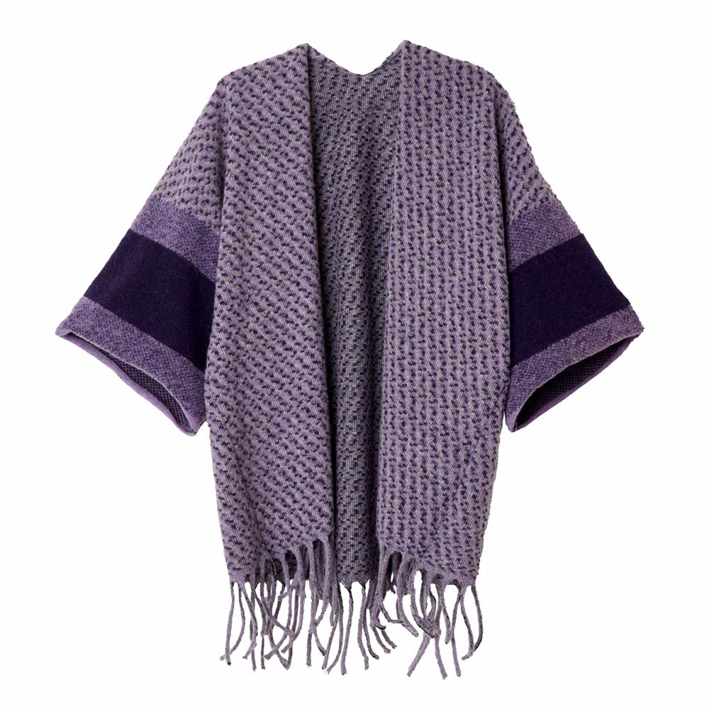 Poncho met print