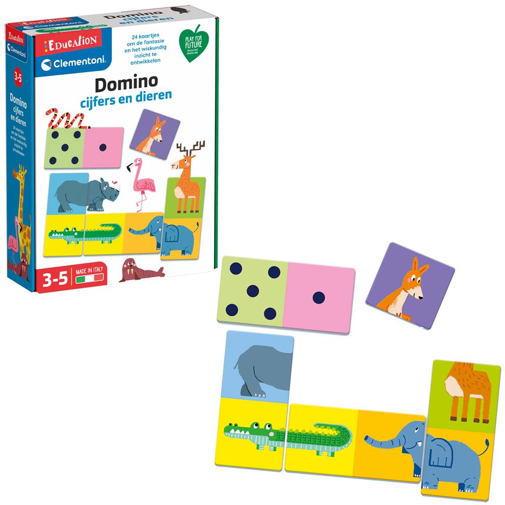 Leerspel dieren domino