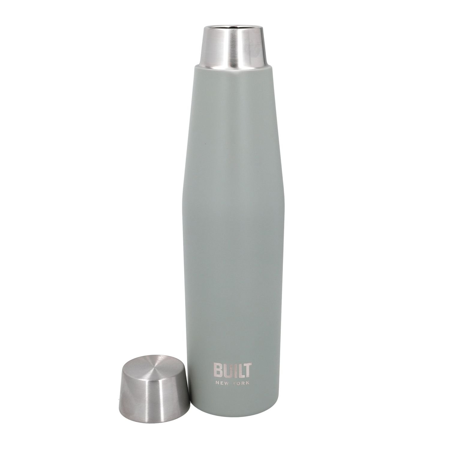 Dubbelwandige Thermosfles, 0.54 Liter, Grijs - BUILT New York | Perfect Seal 