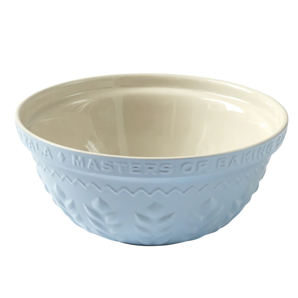 Beslagkom, 30 cm, Keramiek, Blauw - Tala
