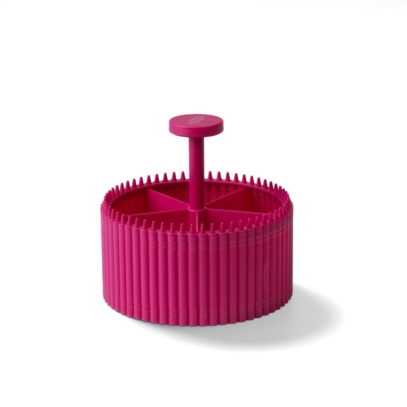 Ronde Organiser . Roze - Polypropyleen - Crayola