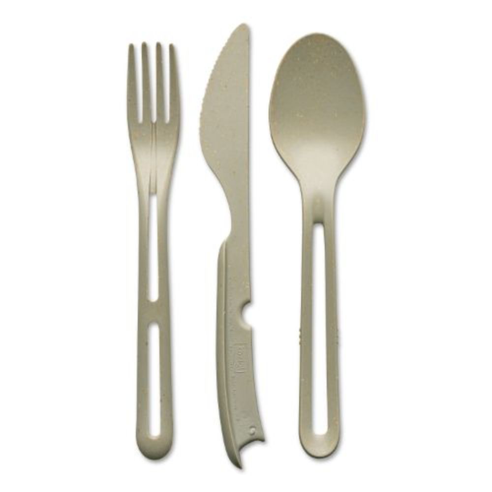 Reisbestek, Set van 3, Medium, Organic, Zand Beige - Koziol | Klikk