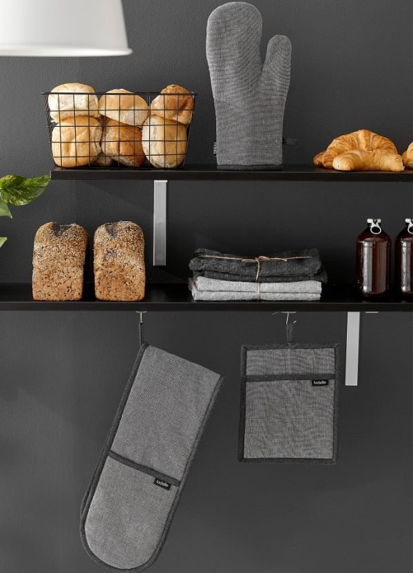 Pannenlap, Set van 2, Donkergrijs – Ladelle | Eco Recycled