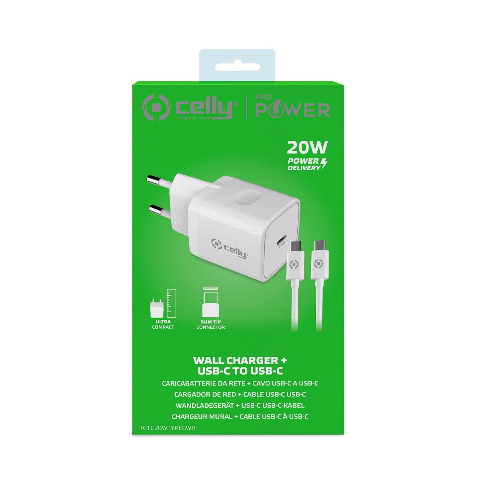 ProPower Oplader USB-C 20W met Kabel USB-C USB-C