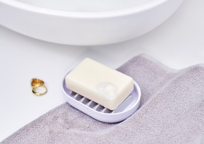 Duo Quick-drain Zeepblok Houder - Joseph Joseph