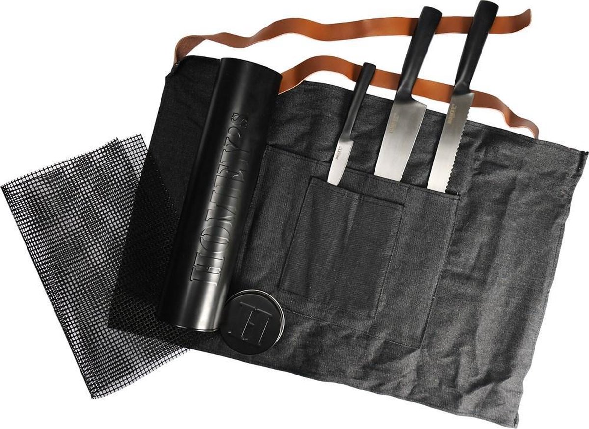 Barbecue-set,Homey's, Grilla, 5-delig, in foodsave blik