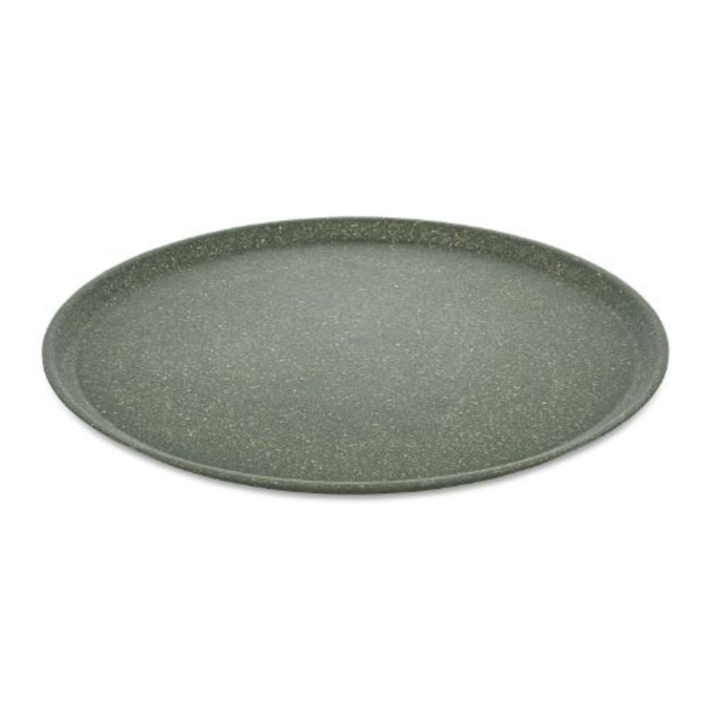 Rond bord, 25.5 cm, Set van 4, Organic, As Grijs - Koziol | Connect Plate
