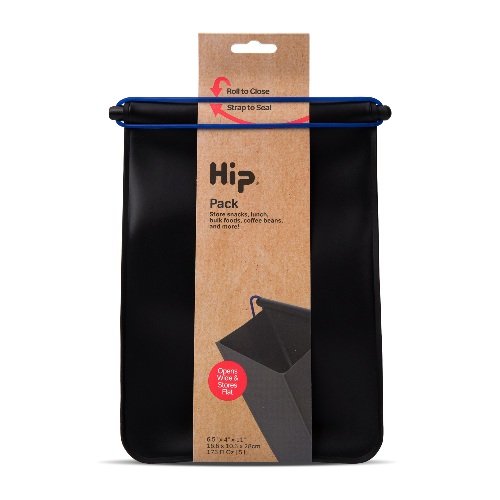 Herbruikbare Lunchzak, Pack - Groot, 4.1 Liter, Zwart - HIP