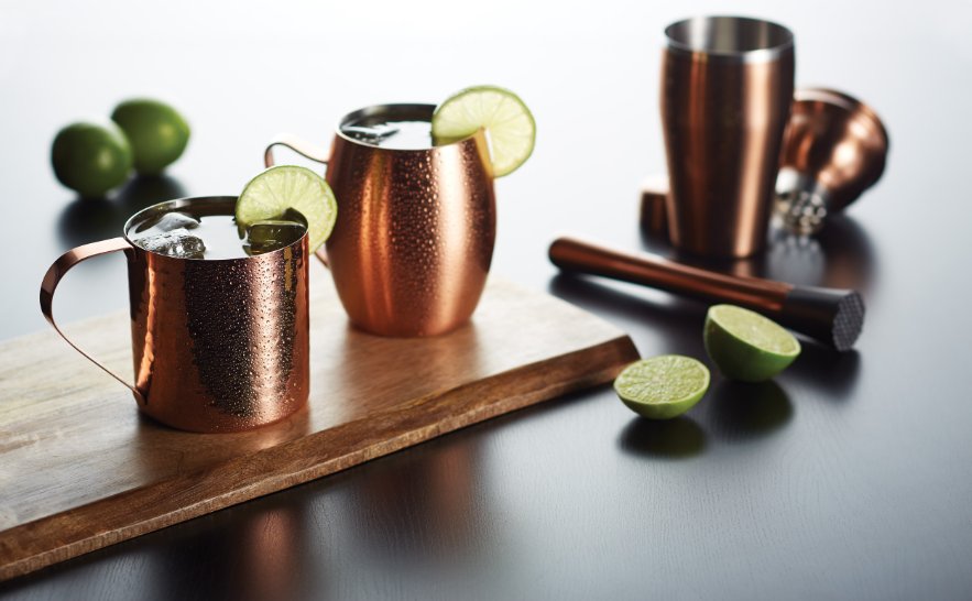Moscow Mule Beker, Gehamerd, Koper - BarCraft