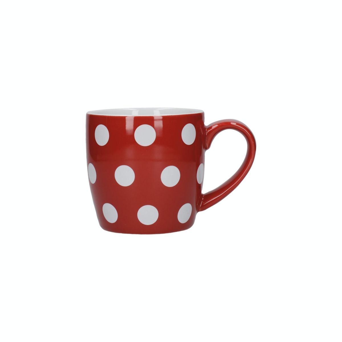 Mok, Keramiek, Rood met Witte Stippen, 0.3 L - London Pottery | Globe