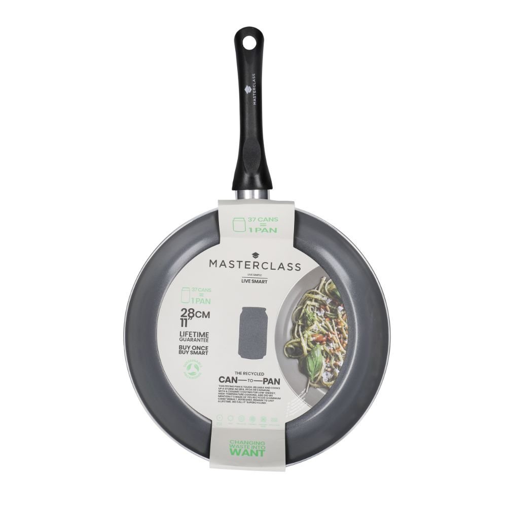 Koekenpan, 28 cm, Gerecycled, Non-Stick - MasterClass | Can-to-Pan