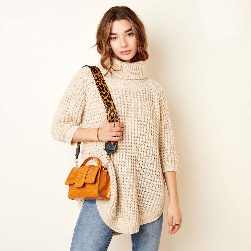 Bag strap luipaard