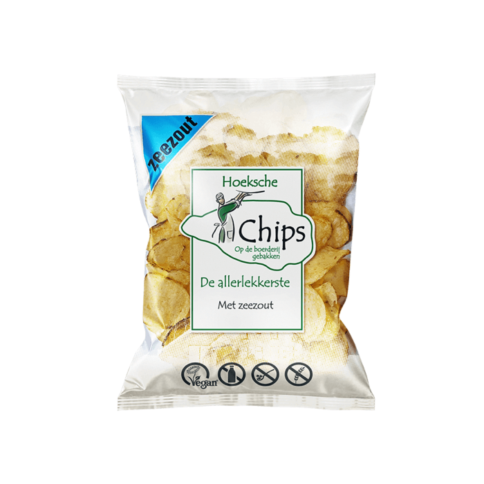 Ambachtelijke chips - zeezout