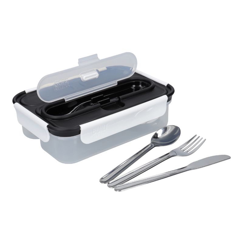 Lunchbox met RVS Bestekset, 1 L - BUILT New York | Professional 