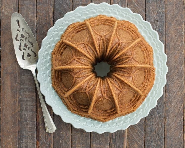 Tulband Bakvorm "Vaulted Cathedral Bundt Pan"- Nordic Ware | Sparkling Silver Holiday